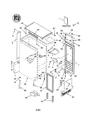 Cabinet liner and door