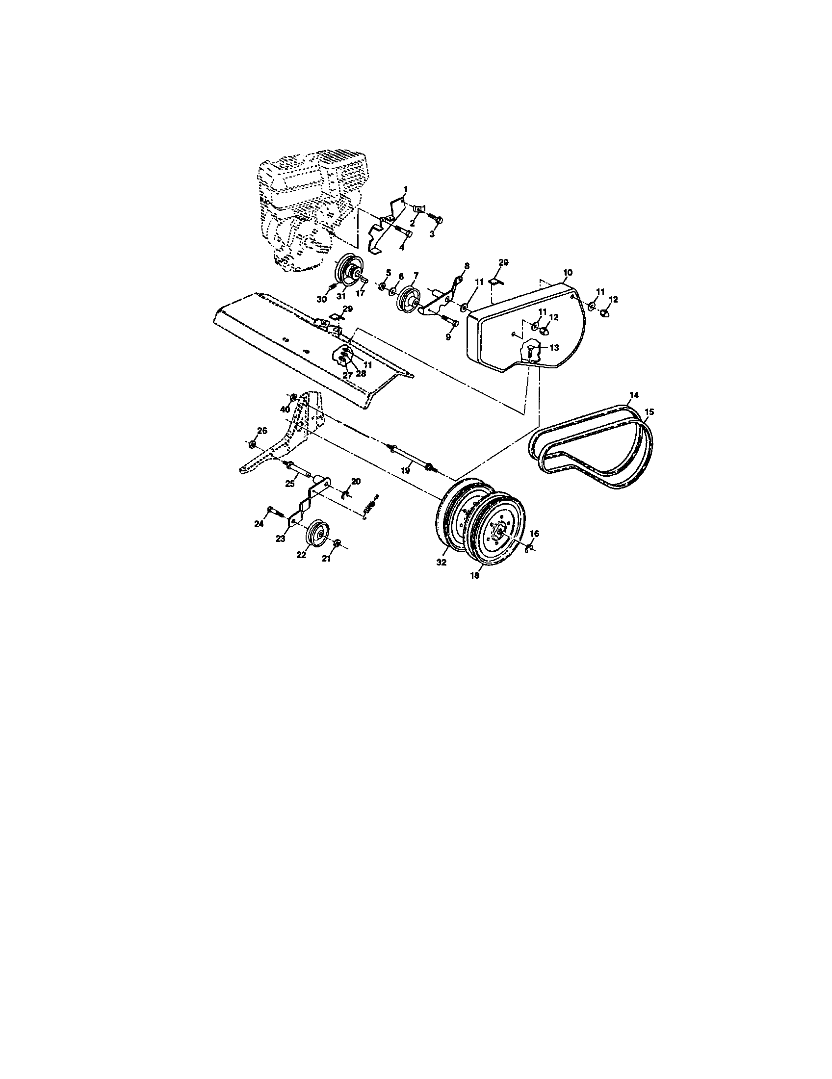Belt guard and pulley