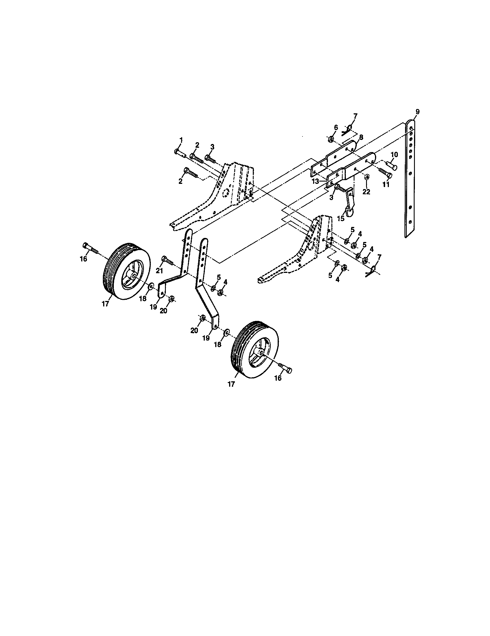 Wheel and depth stake