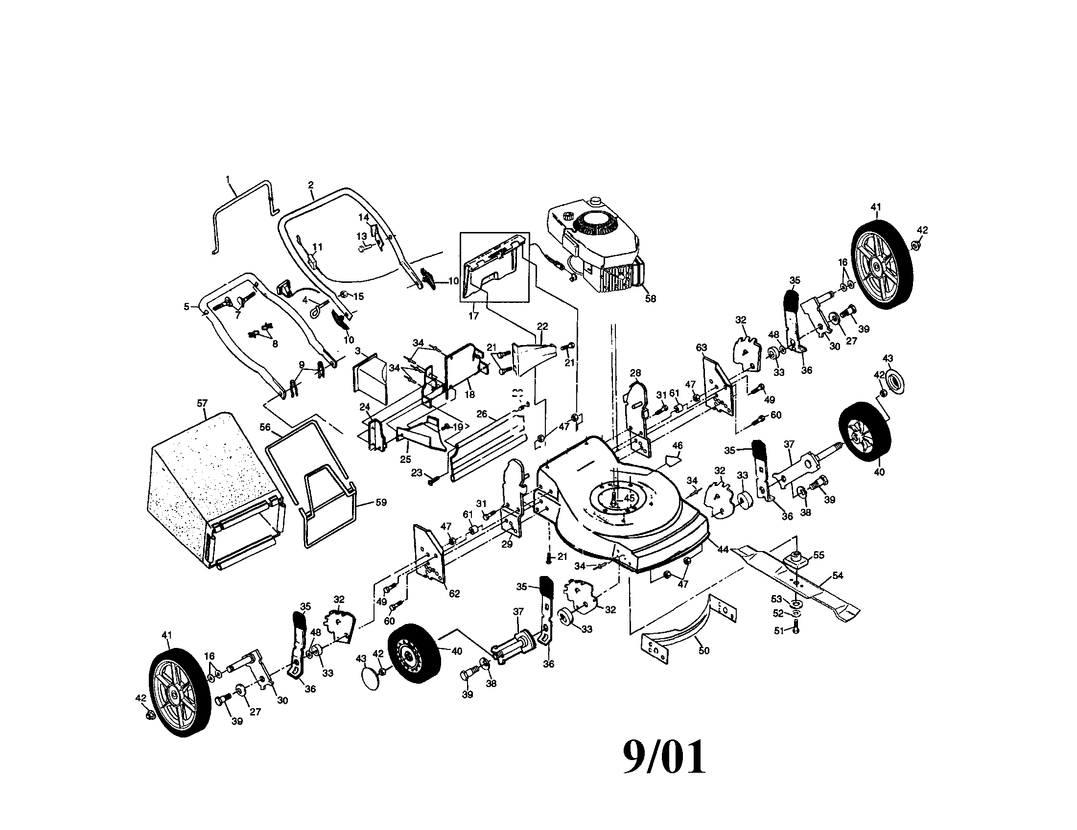 Rotary lawn mower
