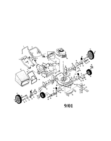 Rotary lawn mower