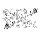 Craftsman 917377576 rotary lawn mower diagram