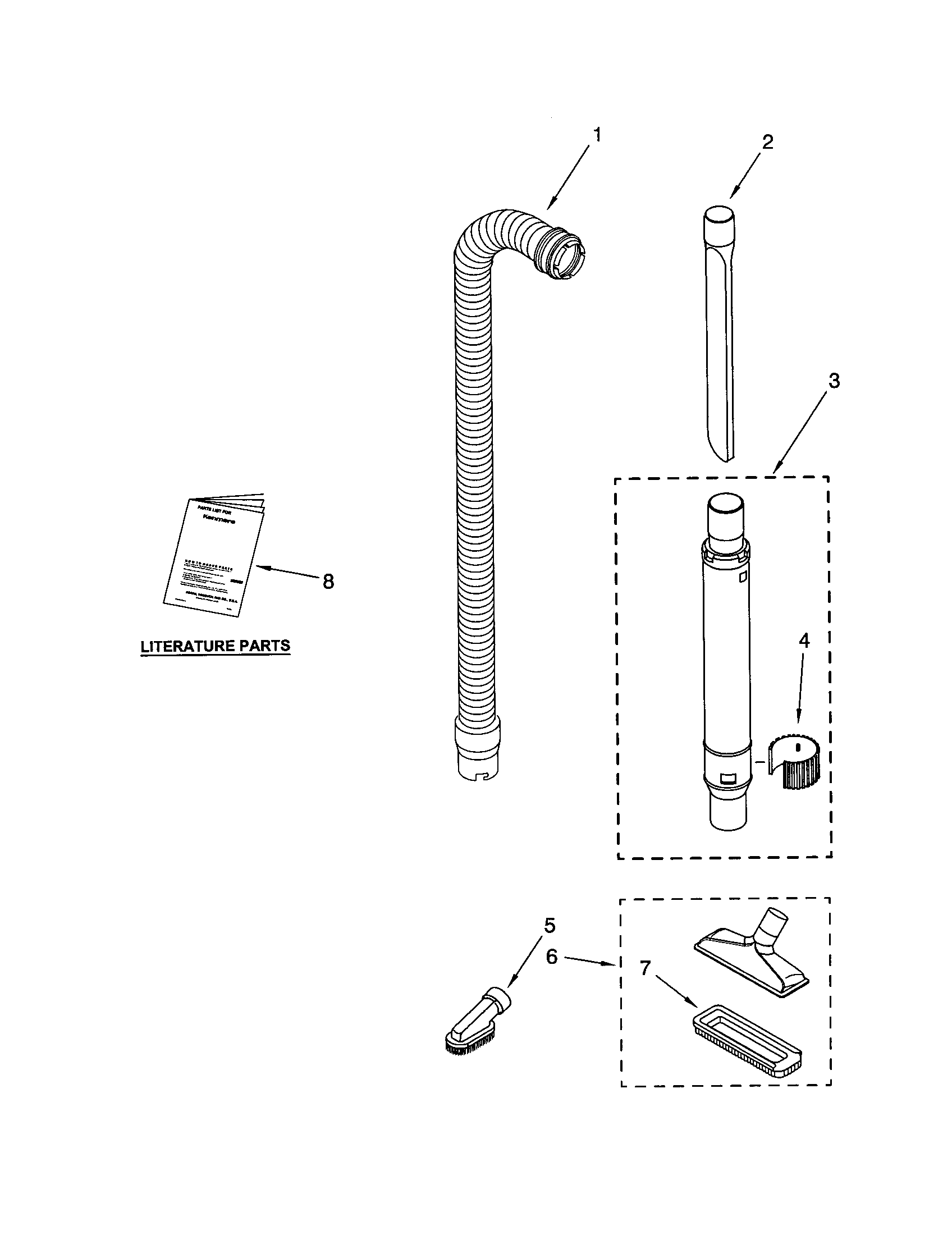 Hose and attachment