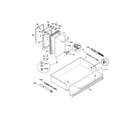 Kenmore 79074503991 drawer/door diagram