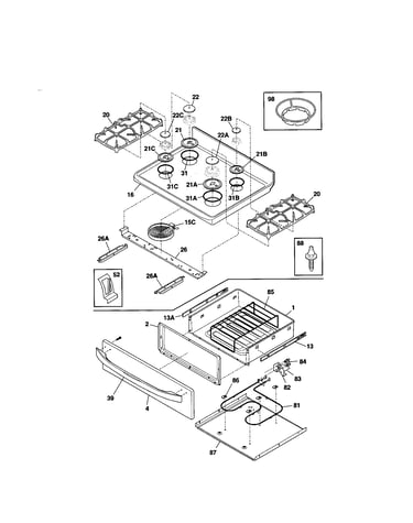 Top/drawer