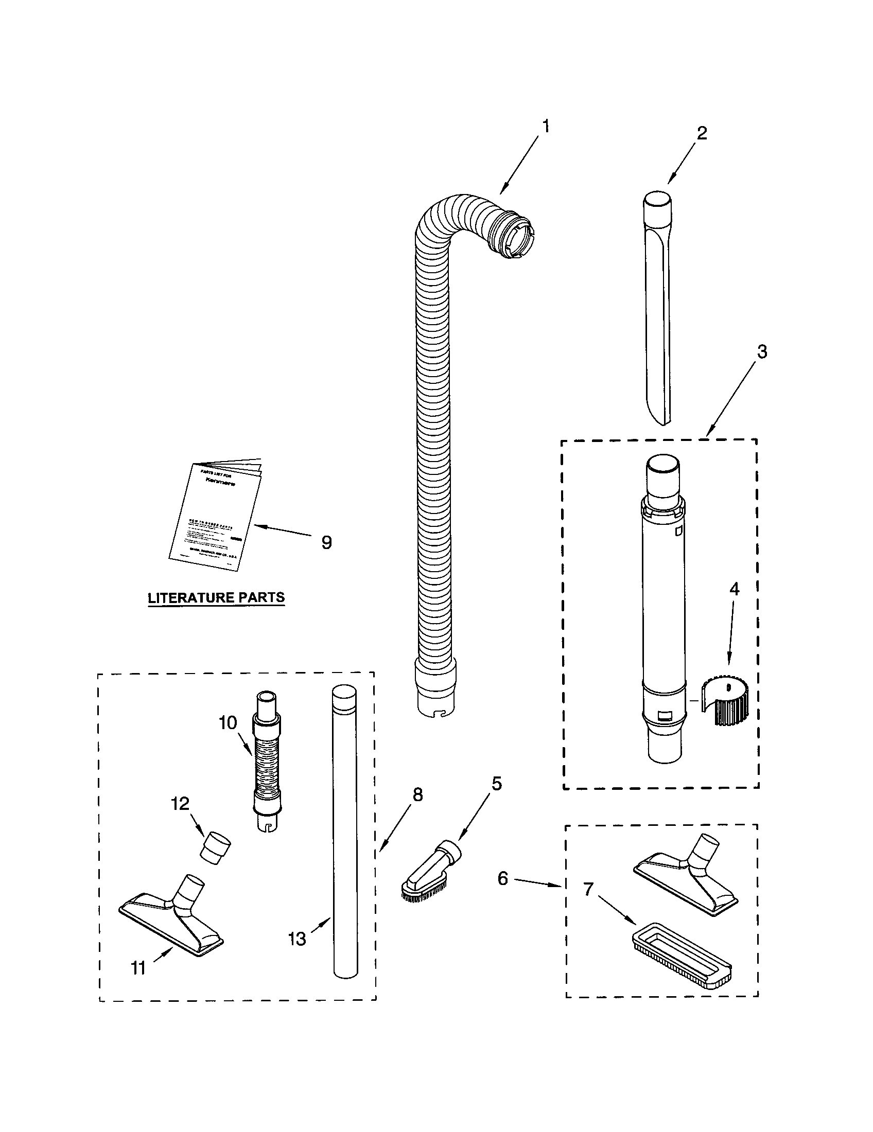 Hose and attachment