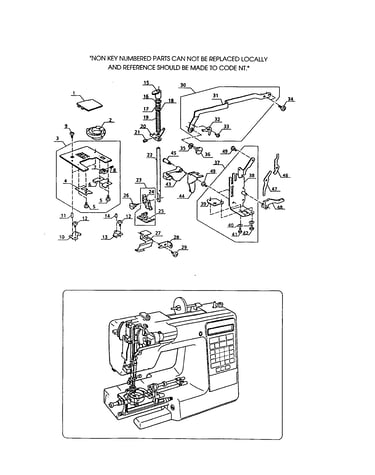 Zig zag width rod unit