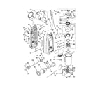 Kenmore 11631675100 dust compartment and motor diagram