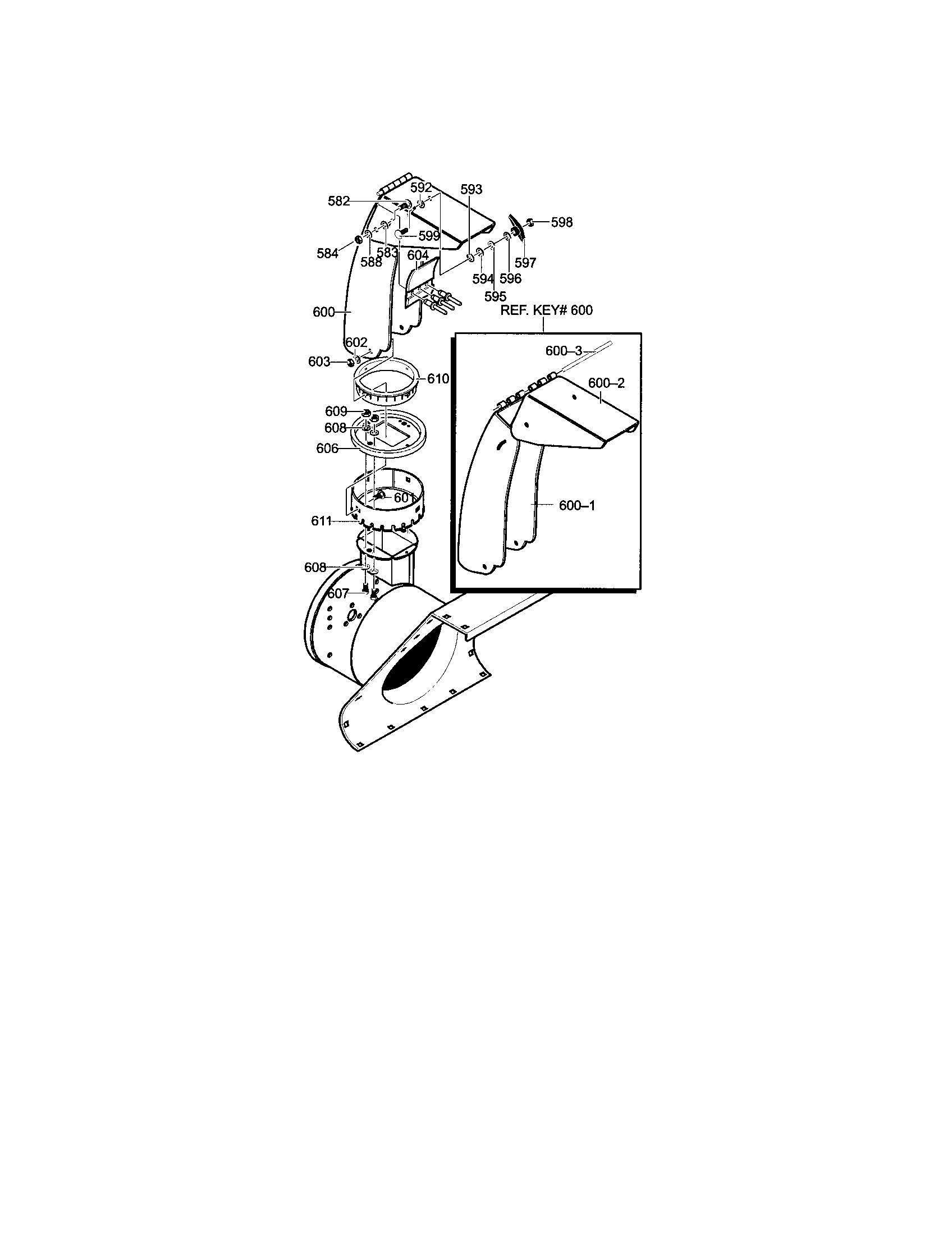 Discharge chute
