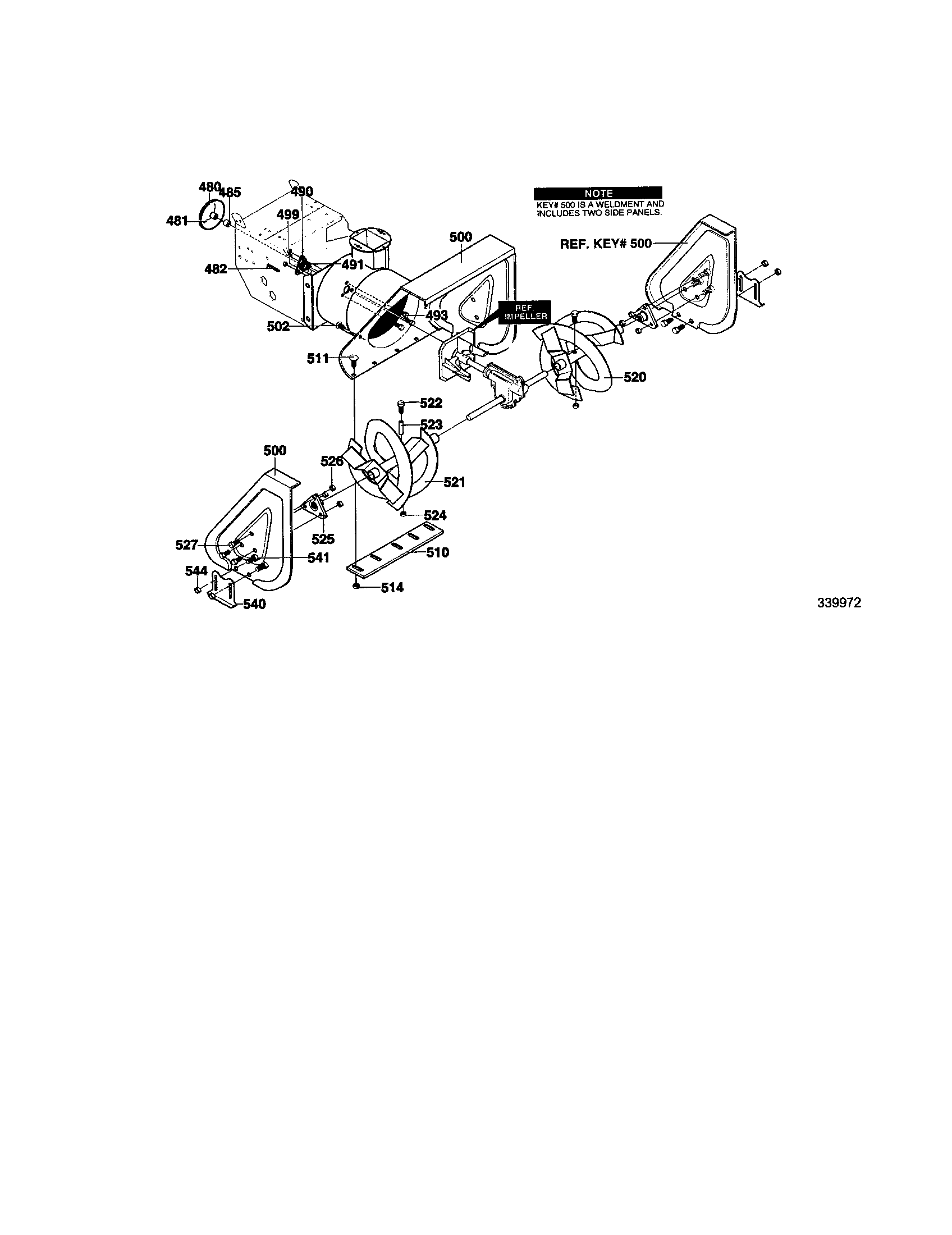 Auger housing