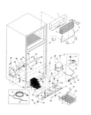 Evaporator and machine compartments