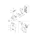 Amana BR18V2W-P1320708WW evaporator and freezer control diagram
