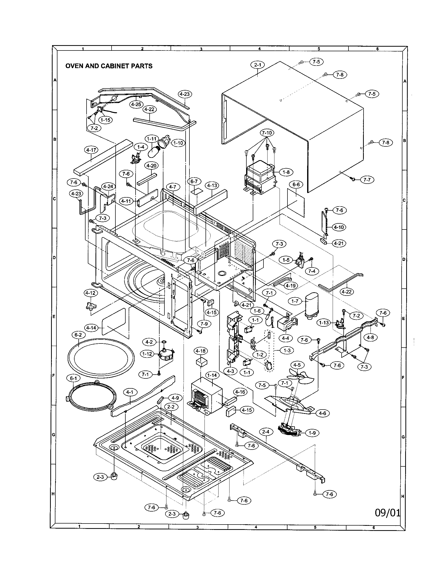 Oven and cabinet