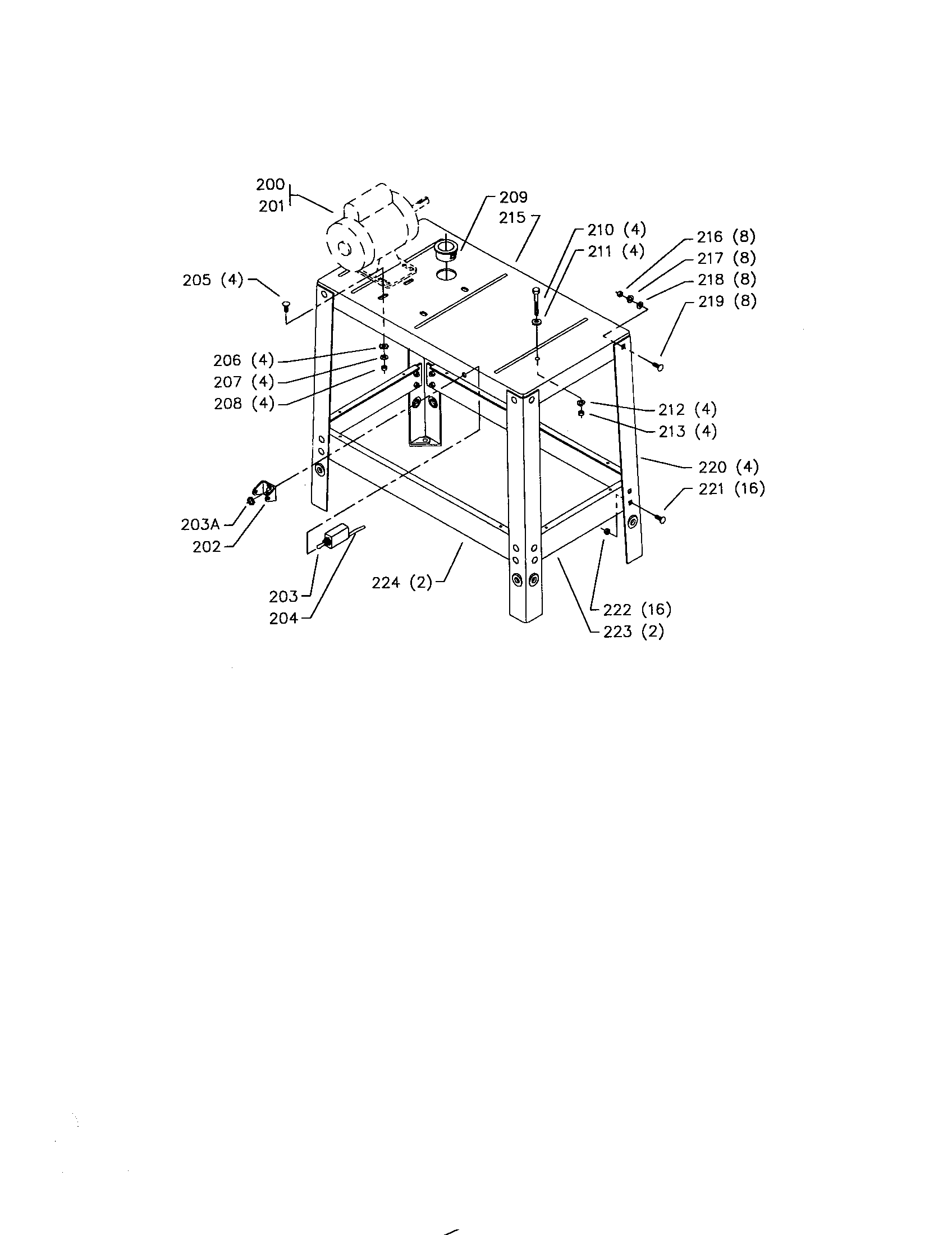 CABLE AND STAND ASSEMBLY