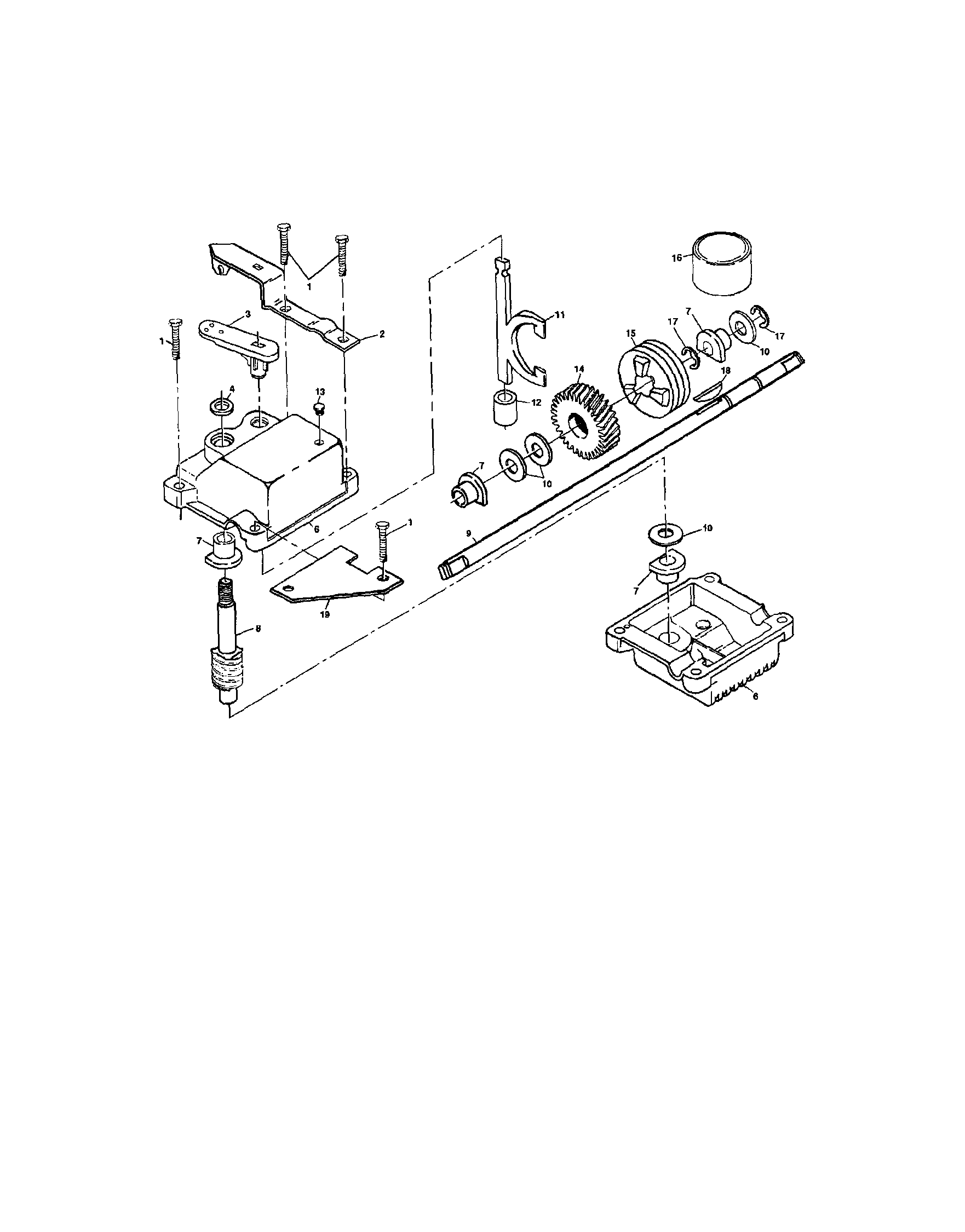 Gearcase assembly - 702511