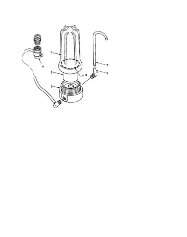 Countertop water filter
