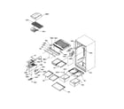 Amana TR18V2E-P1315705WE interior cabinet diagram