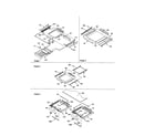 Amana TXI18VW-P1319004WW shelving assembly diagram