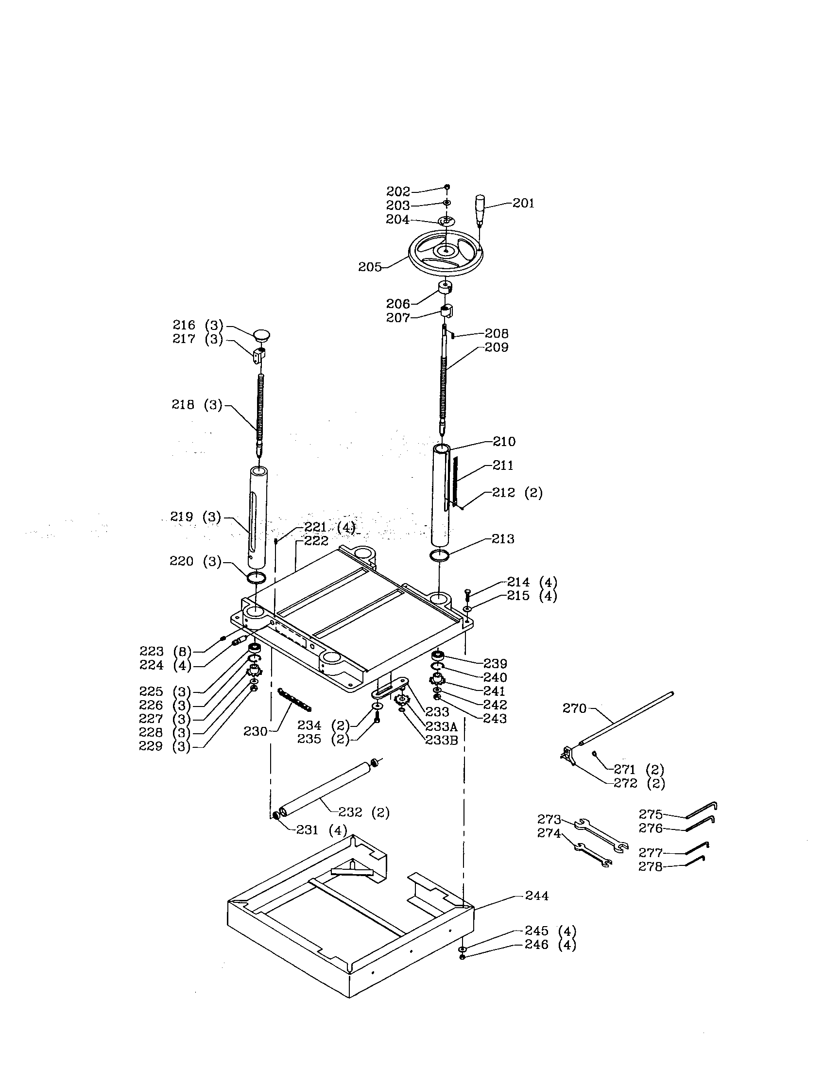 HANDWHEEL/TABLE