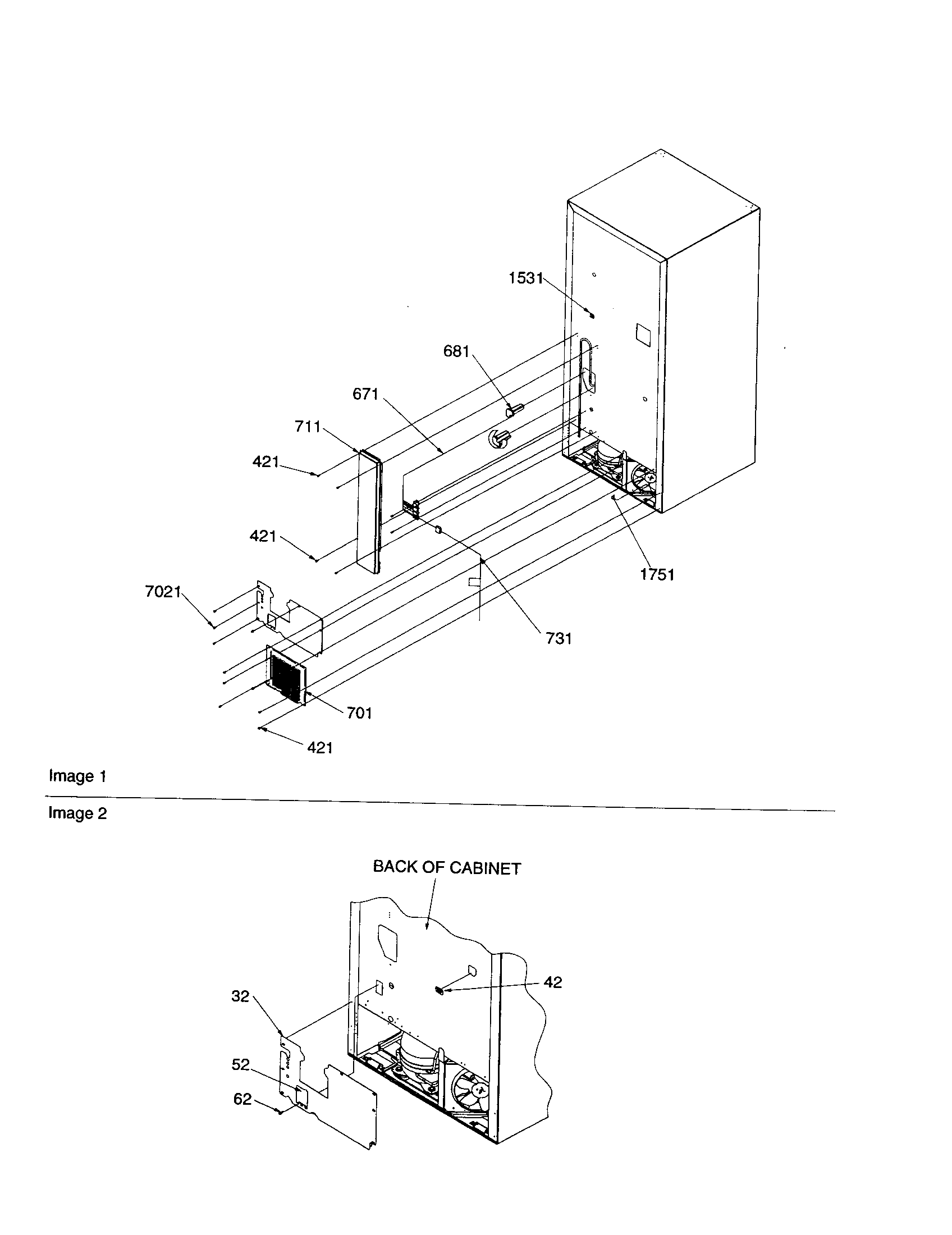 Cabinet back