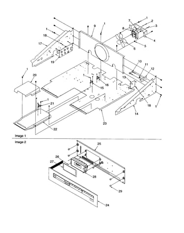 Control compartment/control panel