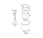 Admiral LNC6743A71 tub diagram