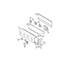 Admiral LNC6743A71 control panel diagram