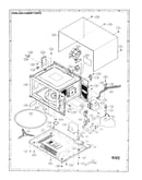 Oven and cabinet