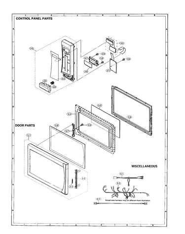 Control panel/door/miscellaneous