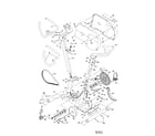 Weslo WLEX12010 frame assembly diagram