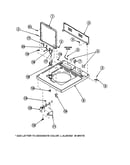 Cabinet, top/loading door