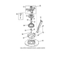 Amana LW6101WB-PLW6101WBA bearing housing/brake/pulley diagram