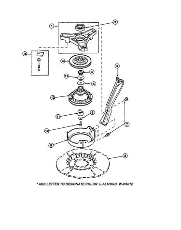 Bearing housing/brake/pulley