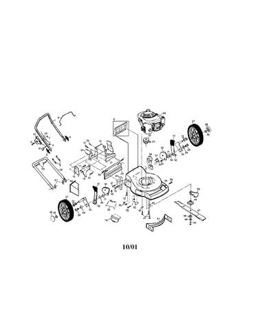 Rotary lawn mower