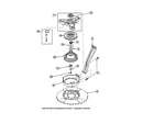 Amana LW6163LM-PLW6163LMB bearing housing/brake/pulley diagram