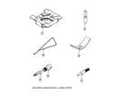Amana LW8413W2-PLW8413W2A spring hood/transmission pin tool diagram