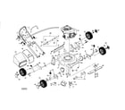 Craftsman 917381402 rotary lawn mower diagram