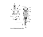 Amana LW8312L2-PLW8312L2B agitator/washtub diagram