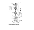 Amana LW6123LM-PLW6123LMA bearing housing/brake/pulley diagram