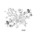 Craftsman 917389240 rotary lawn mower diagram