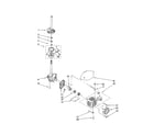 Kenmore 11022904101 brake/clutch/gearcase/motor/pump diagram