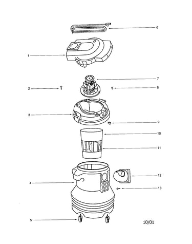 Impeller housing/tank