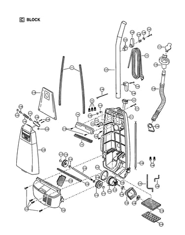 Motor housing/motor/handle/body