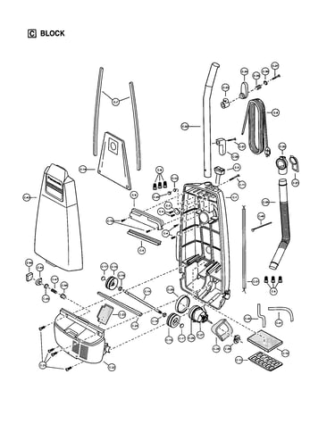 Motor housing/motor/handle/body
