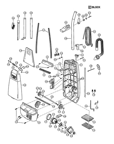 Body/motor housing/motor