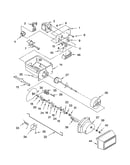 Motor and ice container