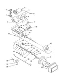 Motor and ice container