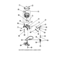 Amana LW6111LB-PLW6111LBB motor/pump/idler diagram
