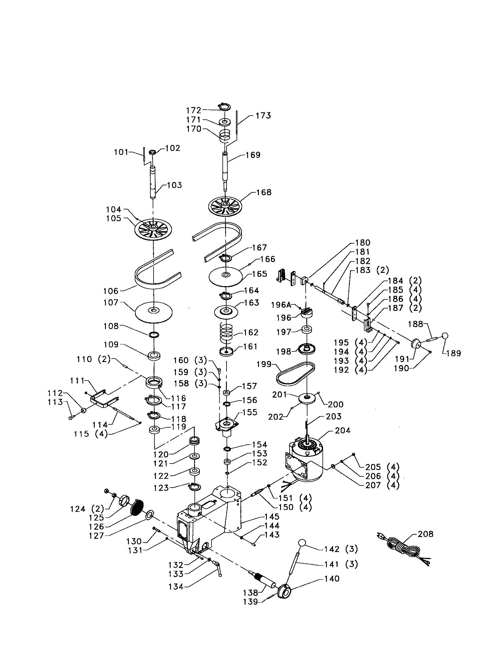 MOTOR 3/4 HP, 1PH