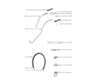 Eureka 5181AT-2 hose and handle diagram